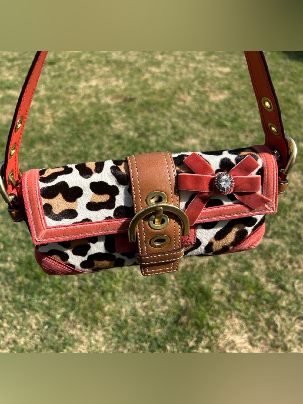Coach Soho Leopard Baguette Bag. 2006 Y2K Limited edition. Authentic. - Picture 15 of 15